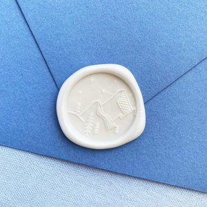 Mountain Scenery Wax Seals | Self Adhesive Wax Seal Stickers