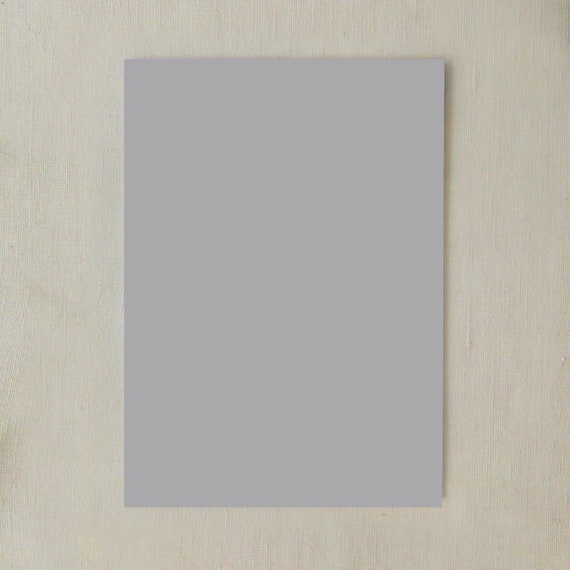 Real Grey Cardstock Paper | Light Gray Paper