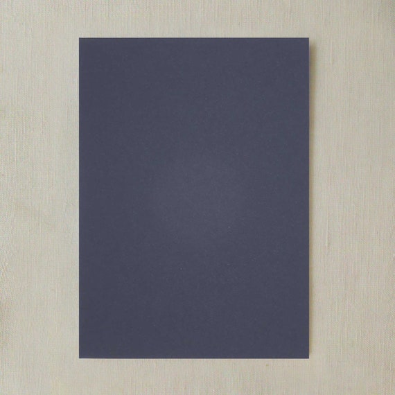 Dark Navy Blue Cardstock Paper Etsy UK