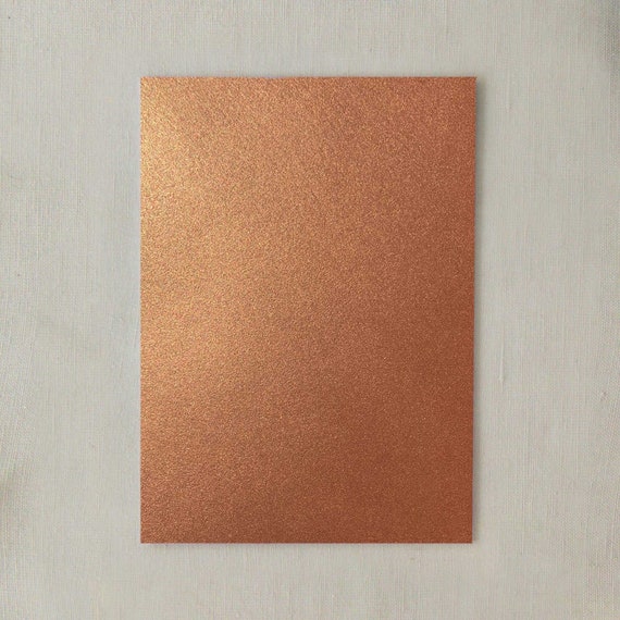 Copper Card Stock Paper | Copper Metallic Paper