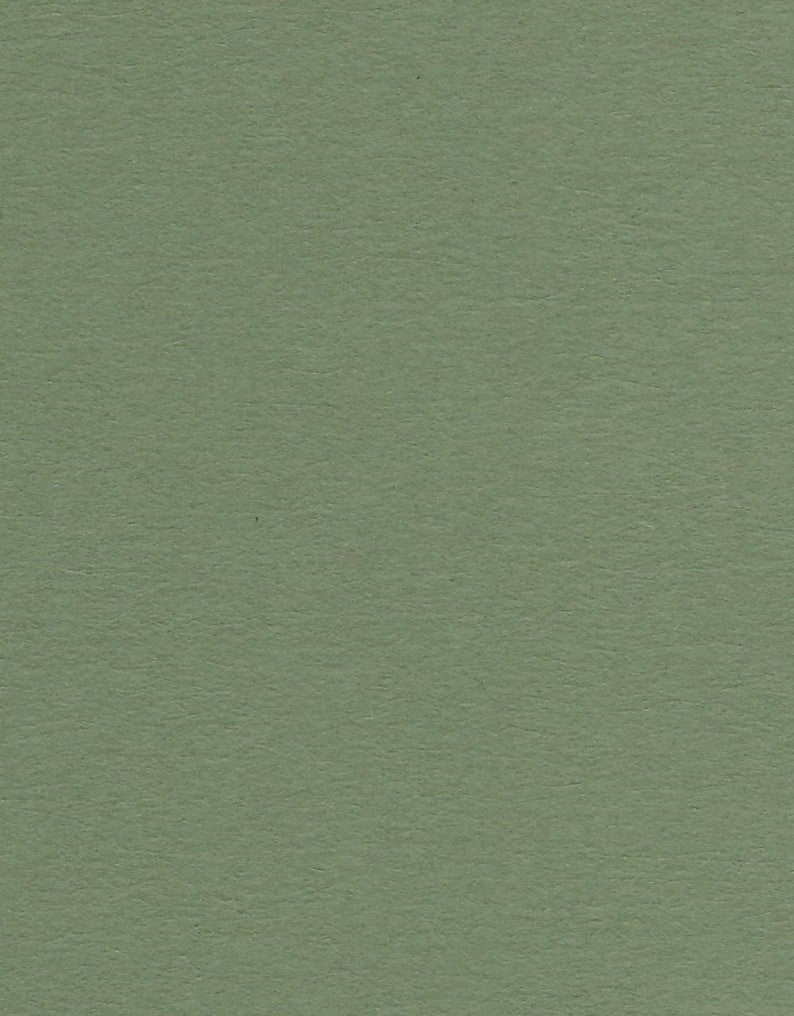 Mid Green Cardstock Paper Sage Green Paper Etsy UK