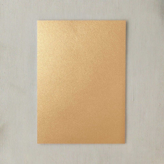Gold Card Stock Paper | Gold Paper