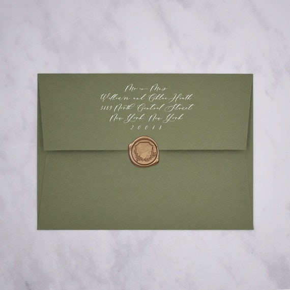 Buste Autoadesive Per Inviti A7 – Verde Scuro – 13,3 X 18,4 Cm – Confezione Da 25 Pezzi