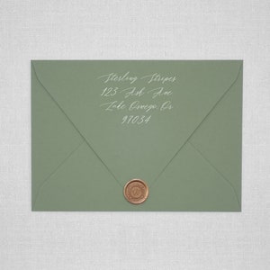 Mid Green Euro Flap Envelopes | Sage Green Envelopes