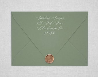 Mid Green Euro Flap Envelopes | Sage Green Envelopes