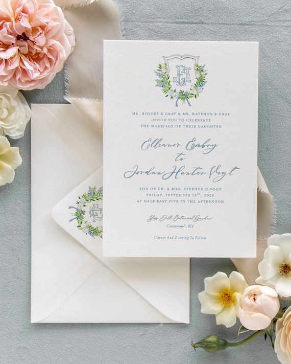 Watercolor wedding invitations deals