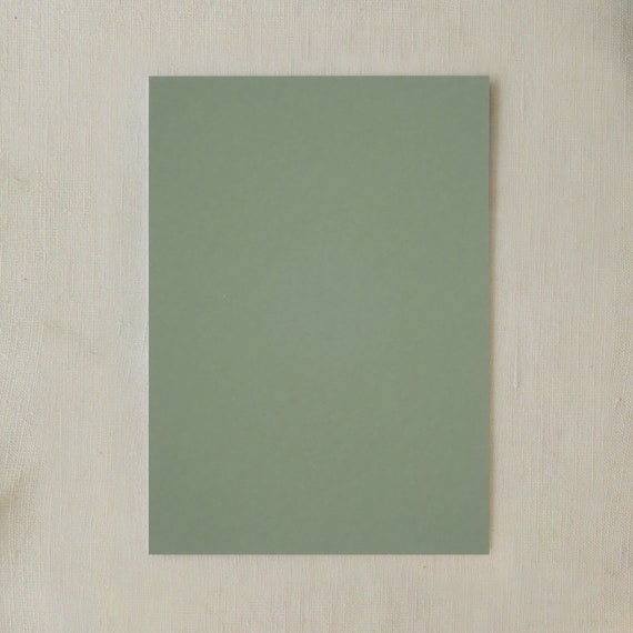 Pale Sage Green Cardstock - 8.5 x 11 inch - 80Lb Cover - 50 Sheets - Clear  Path Paper