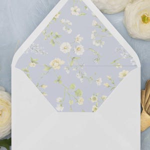 Allure Envelope Liner | Watercolor Floral Pattern Liner