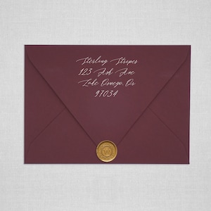 Claret Euro Flap Envelopes | Dark Red Pointed Flap Envelopes