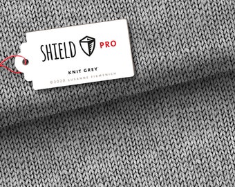 Albstoffe SHIELD PRO - knit grey, Jersey