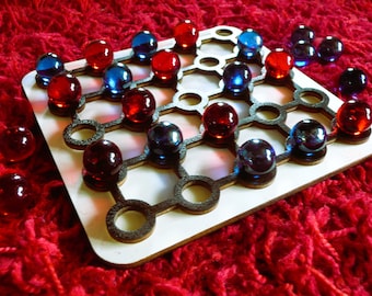 SEEGA spel MINI historisch strategiespel voor 2 spelers houten reisspel