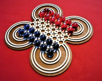 SURAKARTA traditioneel houten bordspel strategiespel 3D