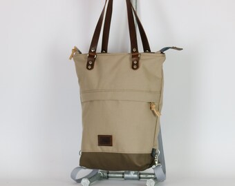 2in1 Rucksack und Tasche aus LEder handgemacht Dunkelbraun-Petrol 2in1 Rucksack und Tasche aus LEder handgemacht Dunkelbraun-Petrol