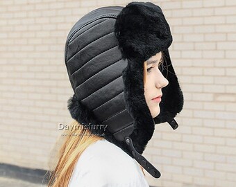 Femmes Hiver Chapeau Slouch Baggy Beanie pêche chapeau ski Brim Cap UK