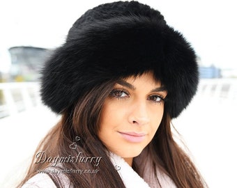 Details about / Genuine Real mink knitted Fur hat Women//men Winter warm Russian fur hat outdoor
