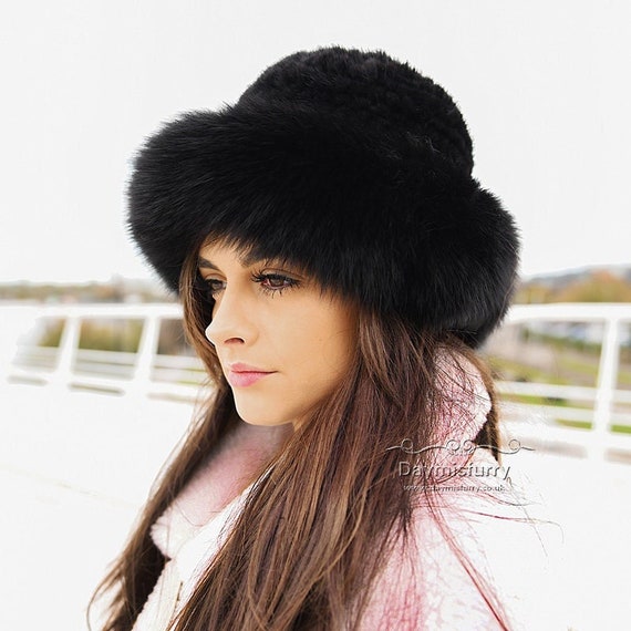 mink fur hats