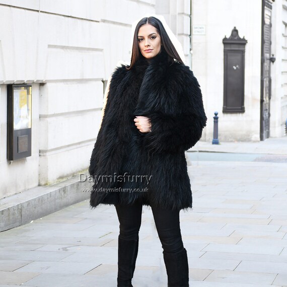 Knitted Raccoon Fur Lady Jacket Real Coat Knitted Raccoon Fur Lady Jacket Real, Expensive Real Fur Coats Uk