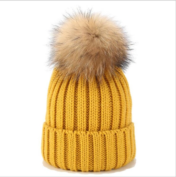 Baby Kinder Mädchen Jungen Doppel Pom Poms Hut Winter Warm Strickmütze Outdoor Baby Kinder Mädchen Jungen Doppel Pom Poms Hut Winter Warm Strickmütze Outdoor