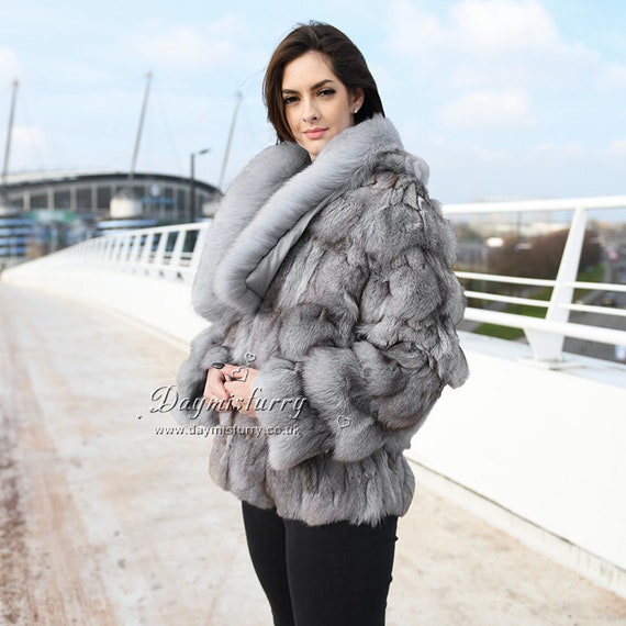 Fox Fur Coat Real Fur Coat Real Fur Jacket Winter Coat 