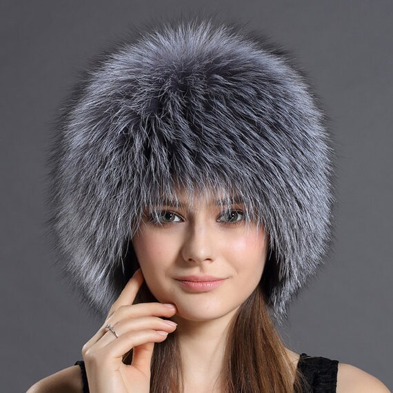 Knit Finn Fox Fur Hat - Etsy Australia