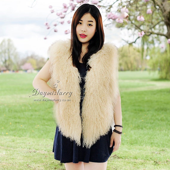 Mongolian Lamb Fur Vest