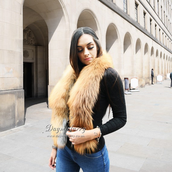 fox fur scarf