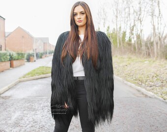 Honey Mink Fur and Kid Goat Skin 