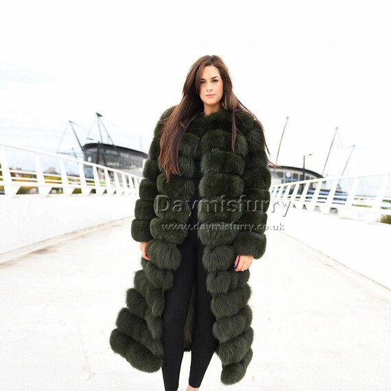 Extremely Luxury Fox Horizontal Fur Coat Extremely Luxury Fox Horizontal Fur, Expensive Real Fur Coats Uk
