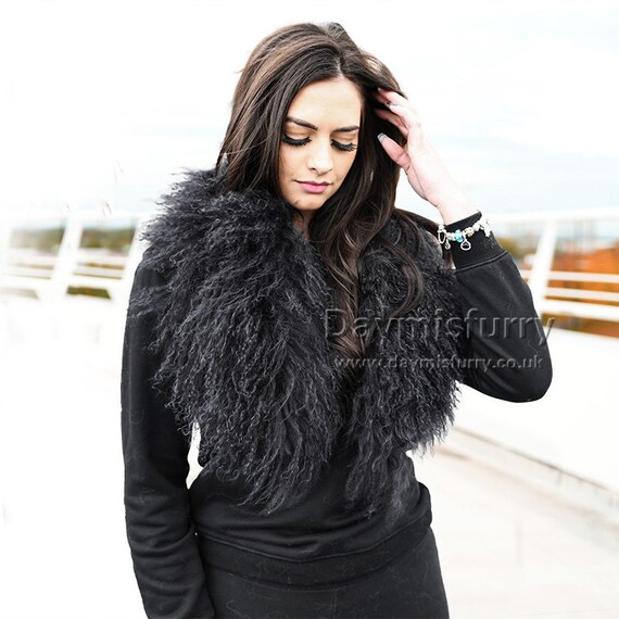 lamb fur collar