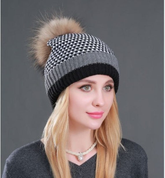 etsy pom pom hat