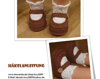 eBook modèle de crochet ballerine avec des chaussettes