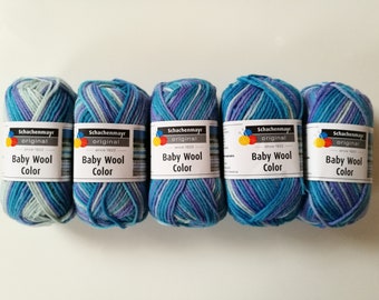 125 g Schachenmayr bébé laine couleur 00188 FB.