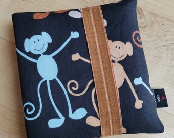 Stitched Pixi/Mini Book case Pencil Case "Monkey"