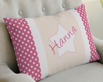 Pillow with name - name pillow - cuddly pillow - gift birth girl personalized