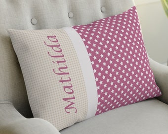 Pillow with name girl - name pillow - cuddly pillow - children's pillow