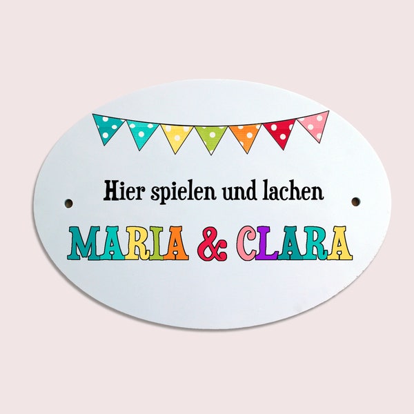 Türschild Kinderzimmer personalisiert