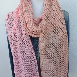 Sommer-/ Übergangsschal natürlich "handmade"