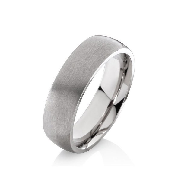 Engagement ring man partner ring titanium