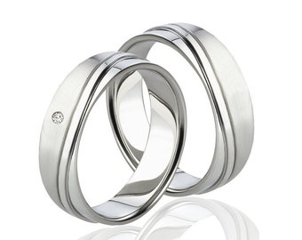 customizable titanium rings partner rings