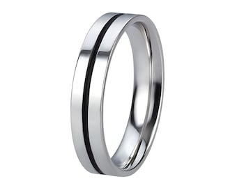 Herren Partnerring Silver ring Männergeschenk