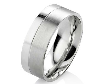 Engagement Ring Man Stainless Steel Ring Men Gift Friend