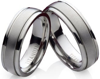 Partner Ringen Titanium Verlovingsringen