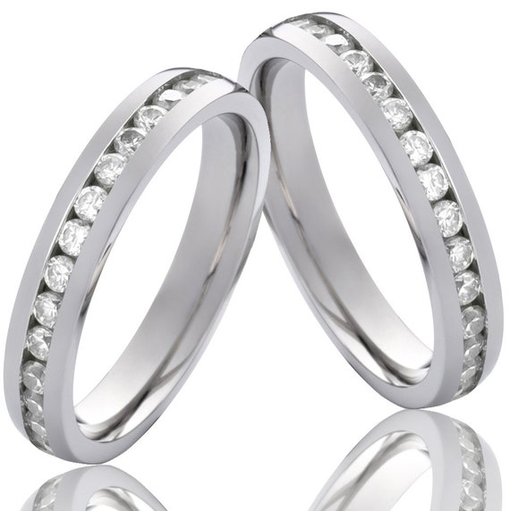 White gold friendship rings sale
