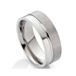 Titanium ring men&#39;s ring partner ring men husband boyfriend gift