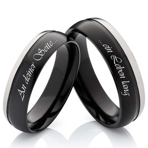 partner rings black titanium