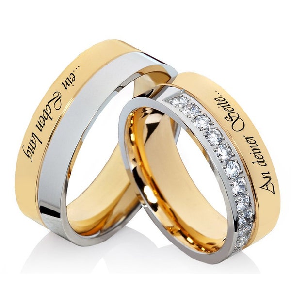 Wedding rings set