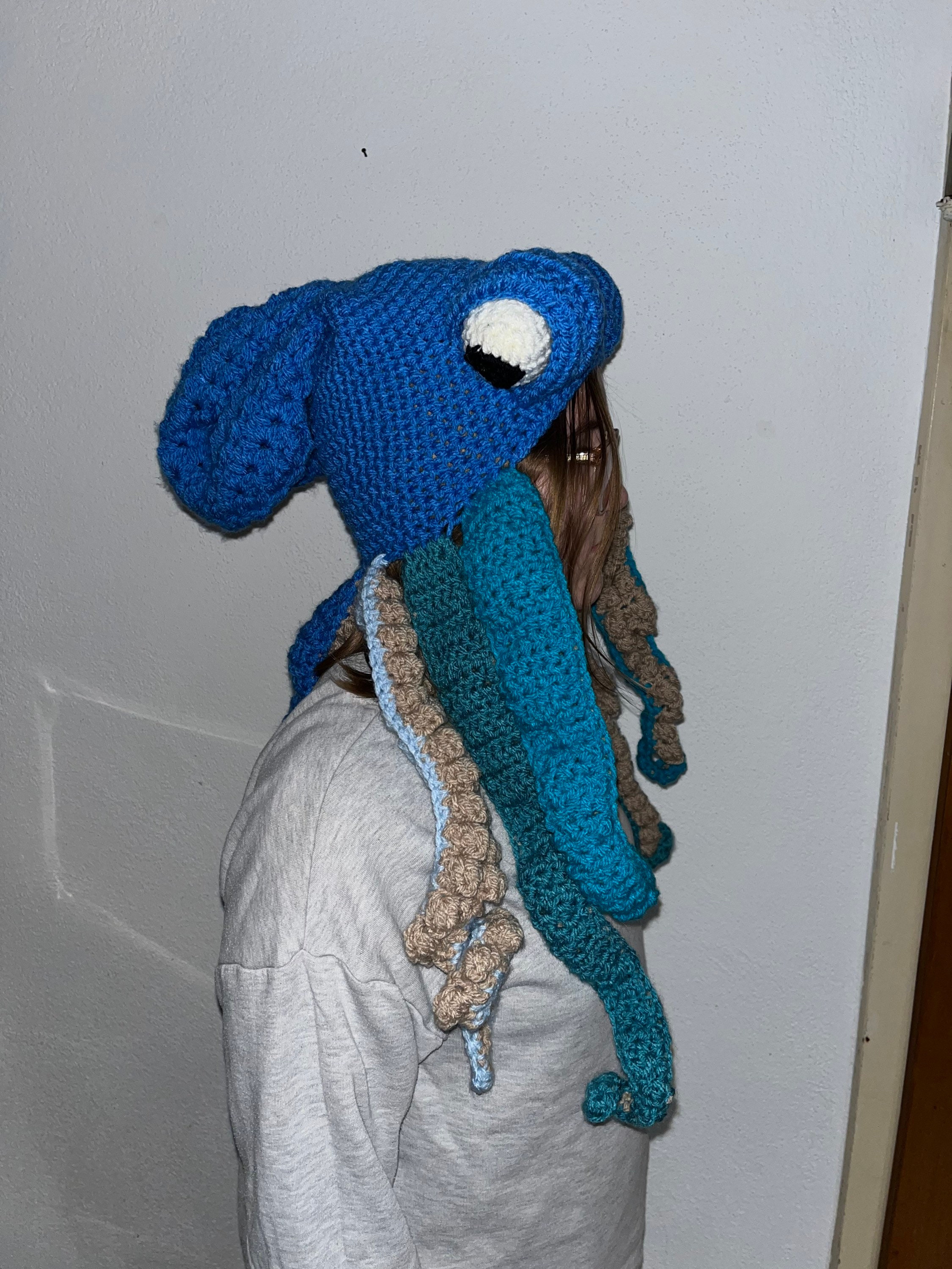 Octopus Squid Hat in Your Choice of Colors *CUSTOM ORDER* - Etsy display picture 2