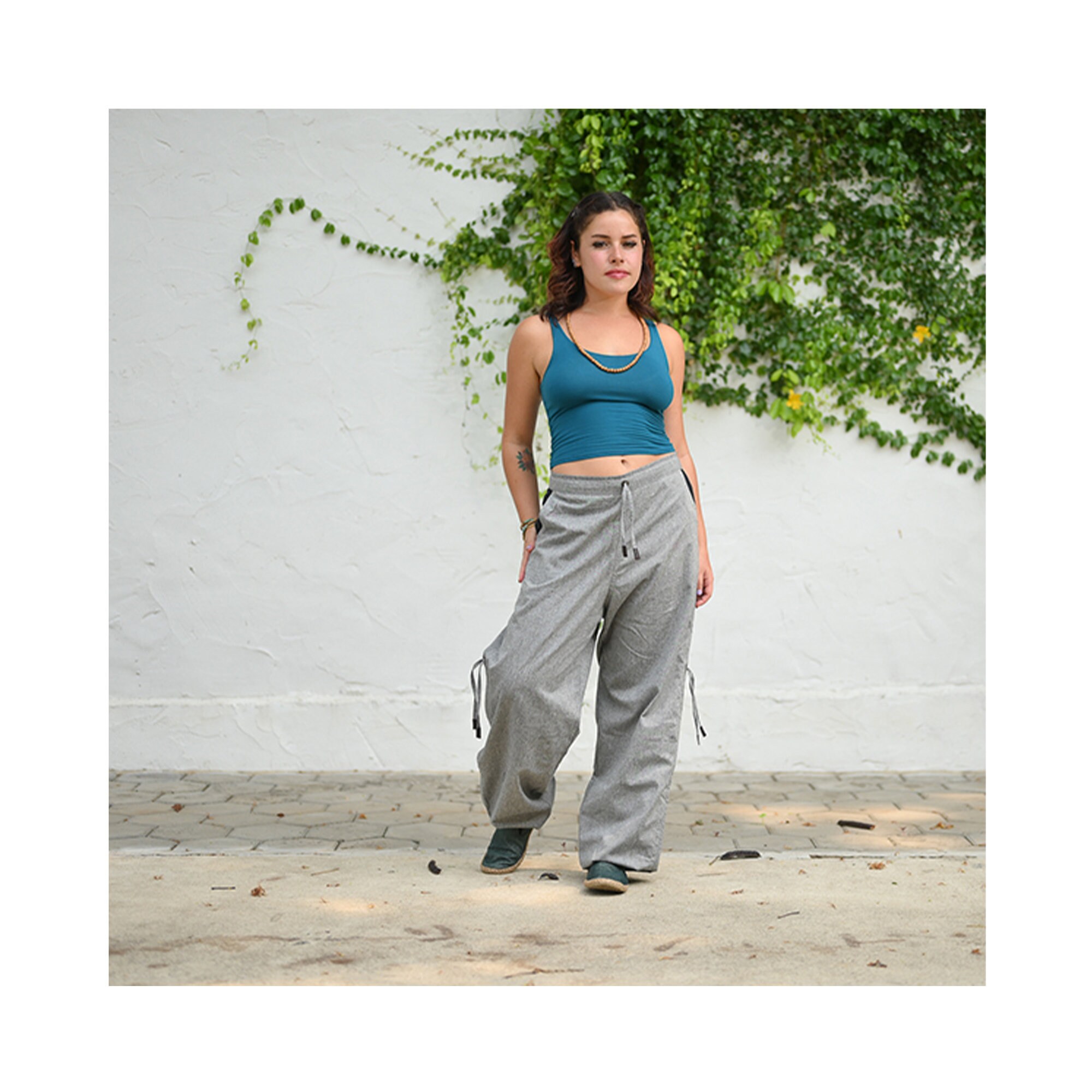 Virblatt Pantalones Pantalones Cagados Mujer Pantalon Cagados Mujer