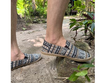 virblatt men women unisex Hemp Slips Espadrilles natural hemp Bequem Natur