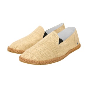 virblatt men women unisex Hemp Slips Espadrilles natural hemp Bequem Natur image 4